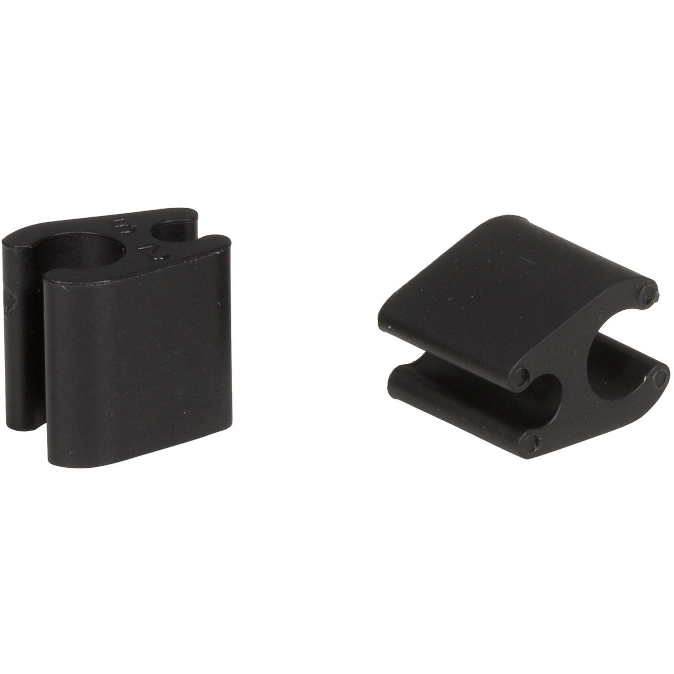 Elvedes kabelclips duo 4,1+4,1mm zwart (10st)