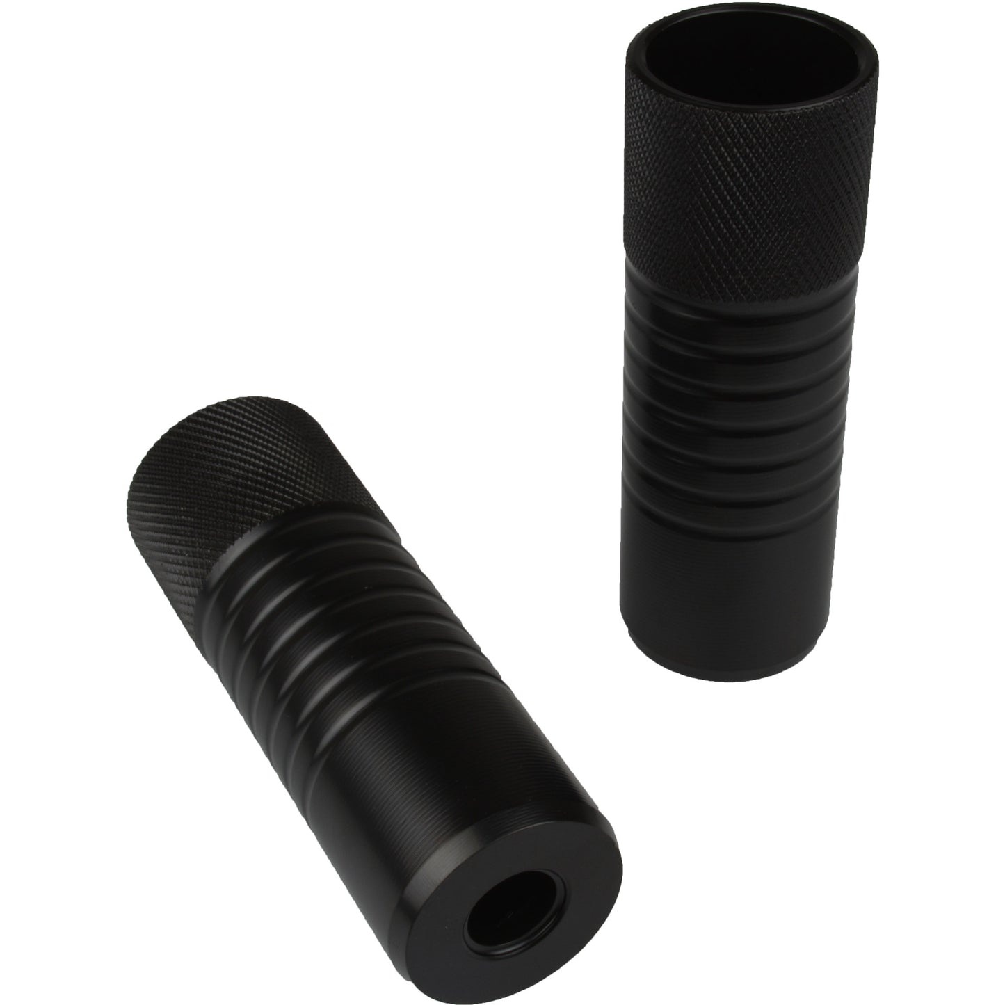 VWP axle pegs bmx 38mm 10 14mm z draad zwart (steps)