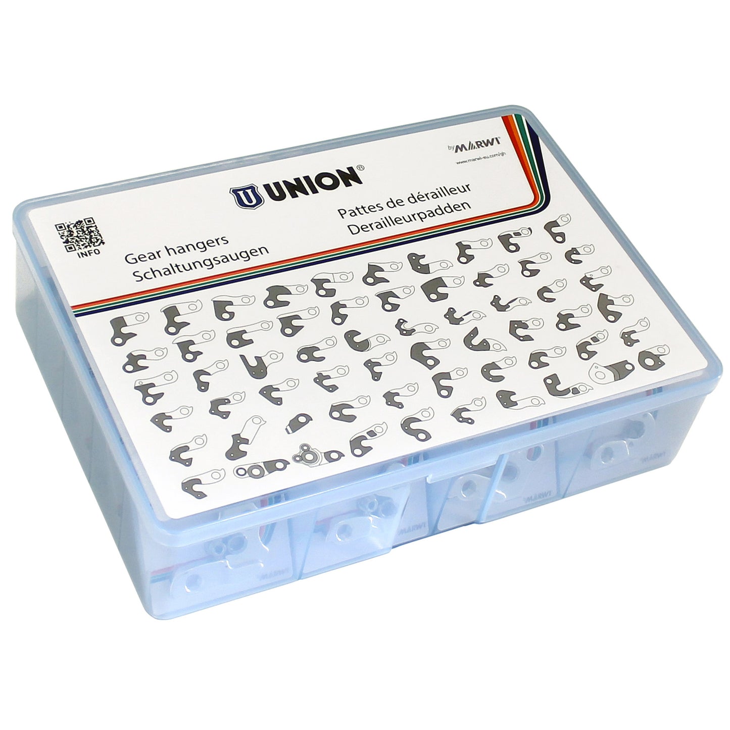 UNION schaltaugen-set dropout set incl.screws