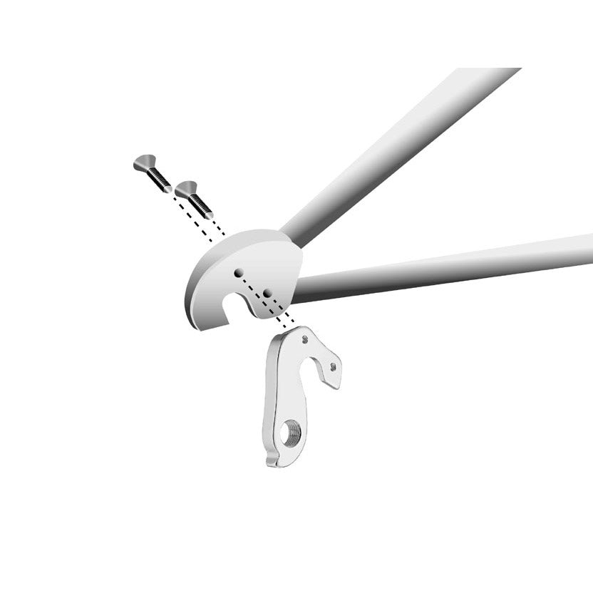 UNION schaltauge dropout gh-166 incl. screws