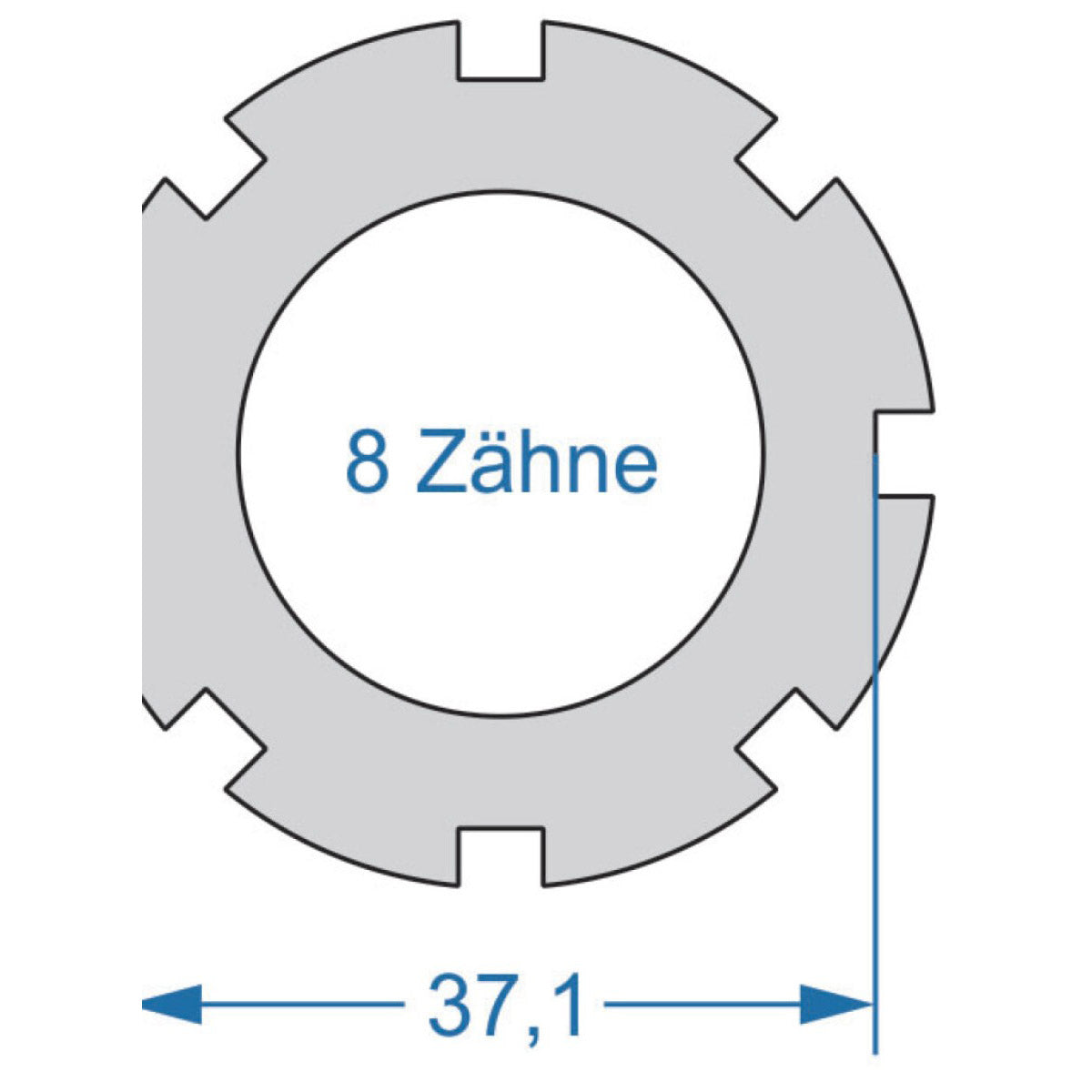 Cycplus Cyclus gereedschap power.tool 2-zijdig t8 37.1 t12 24.0