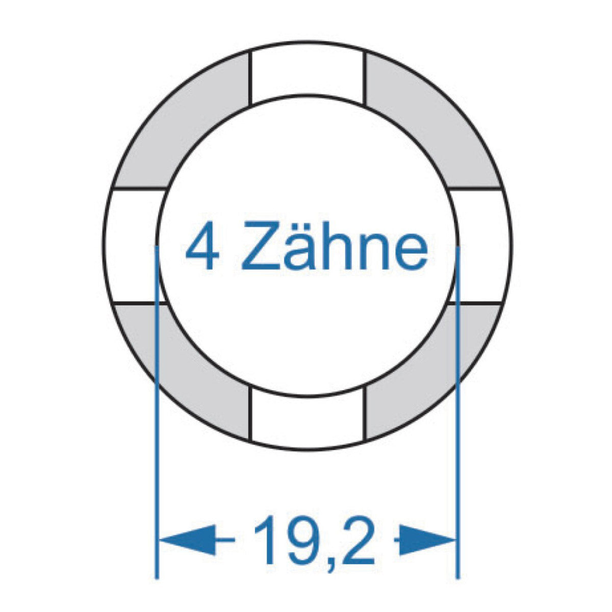 Cycplus Cyclus gereedschap power.tool 2-zijdig t2 18.6 t4 19.2