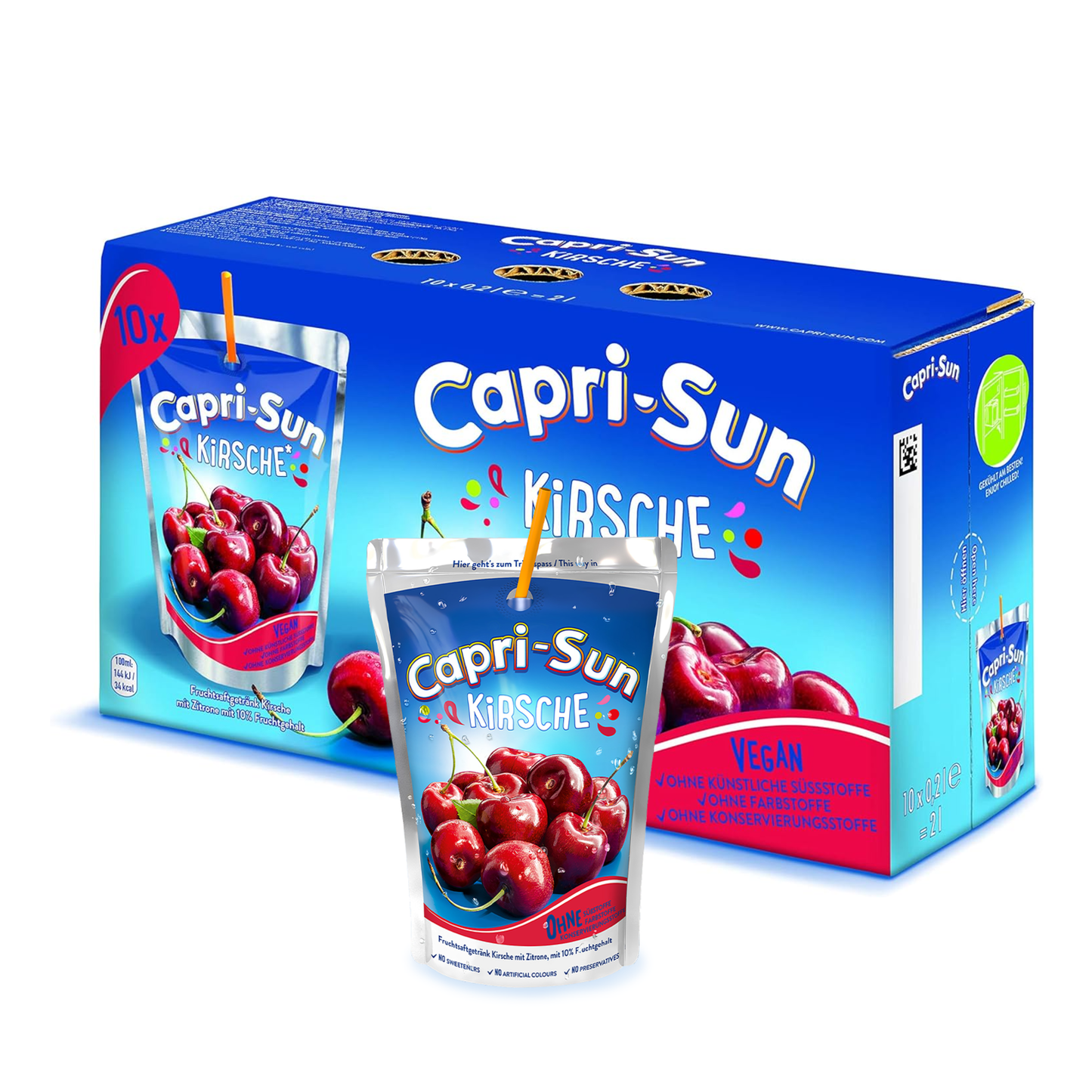 Capri-Sun cherry pouch (40x 200ml)