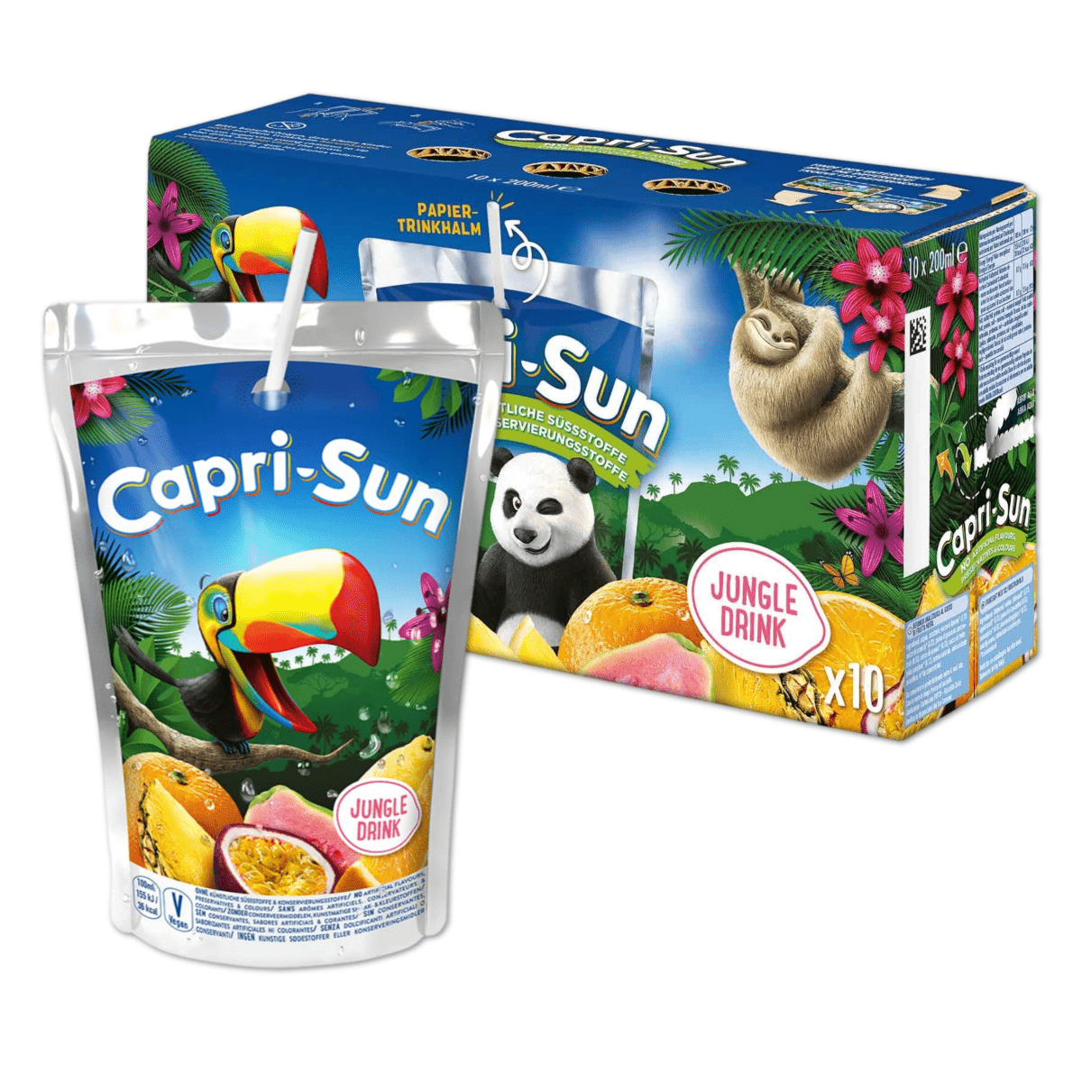 Capri-Sun Capri sun jungle drink (d) 200ml (4x 10 stuks)