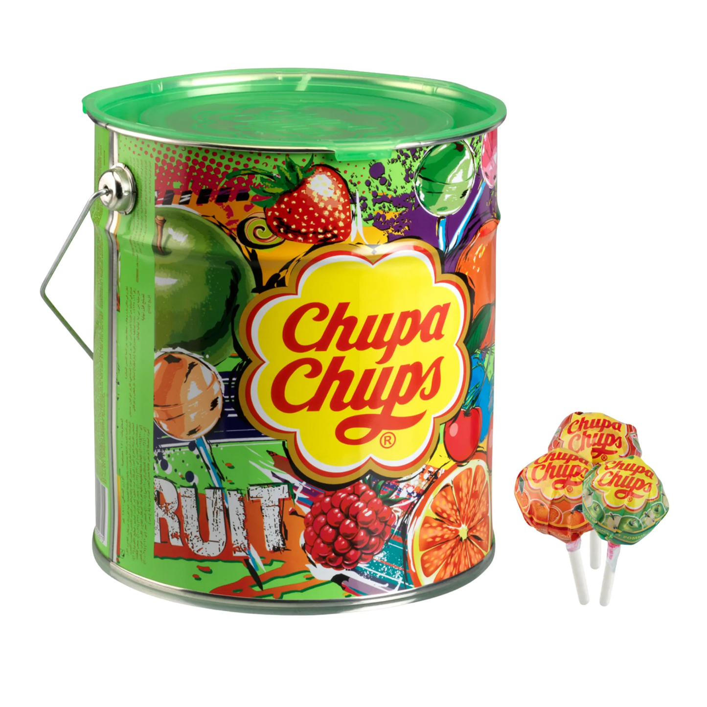 Chupa Chups fruit blik (150 stuks)