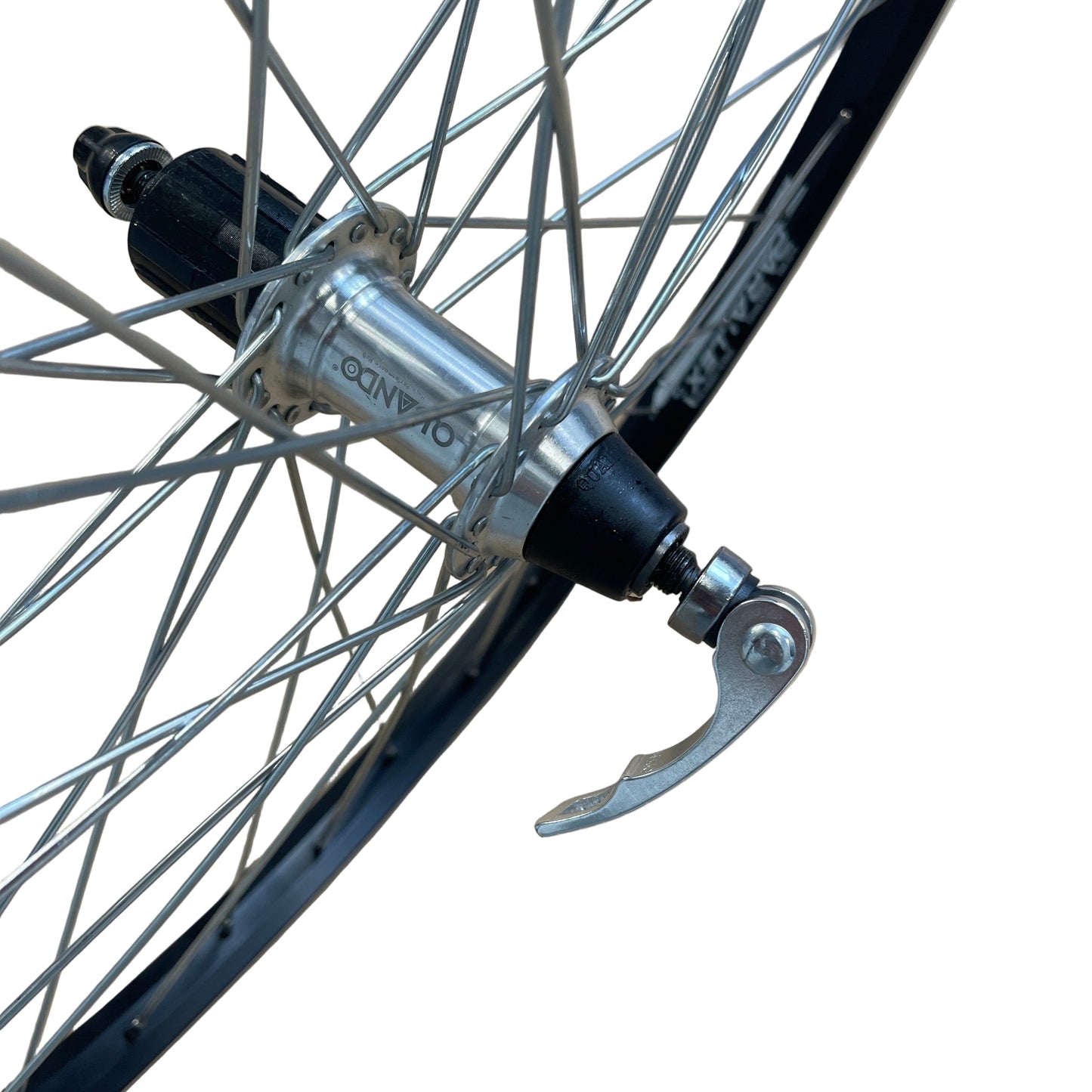Roland Achterwiel 26-1.75 559 8v cass uitval alu velg paralex zwart