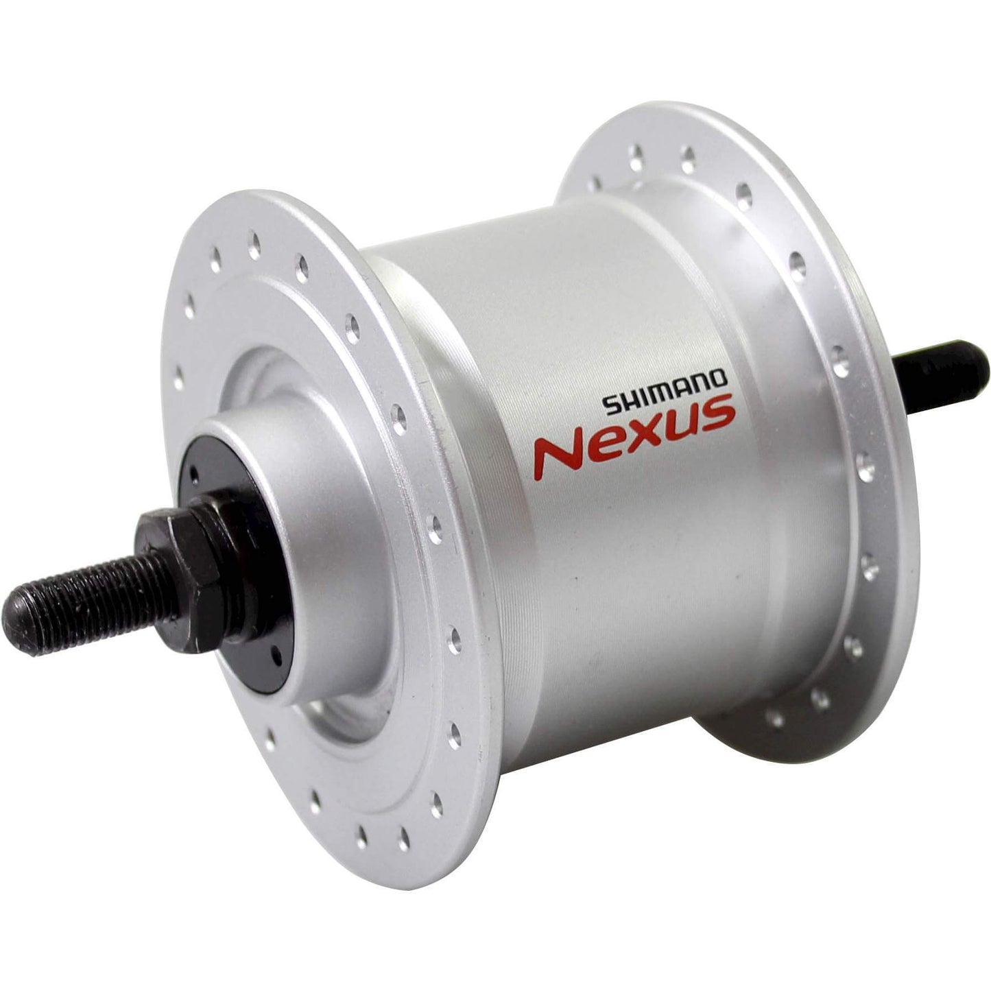 Shimano naafdynamo 36g vaste as 6v 2.4w dhc3000 zilver