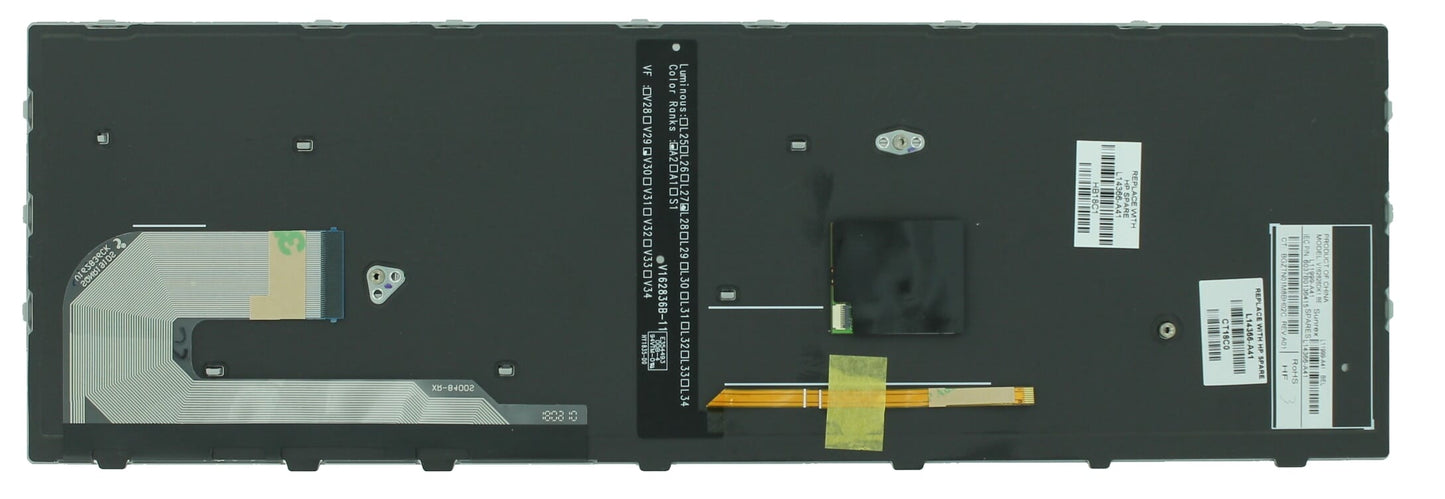 Ty Hp laptop toetsenbord azer be + backlight