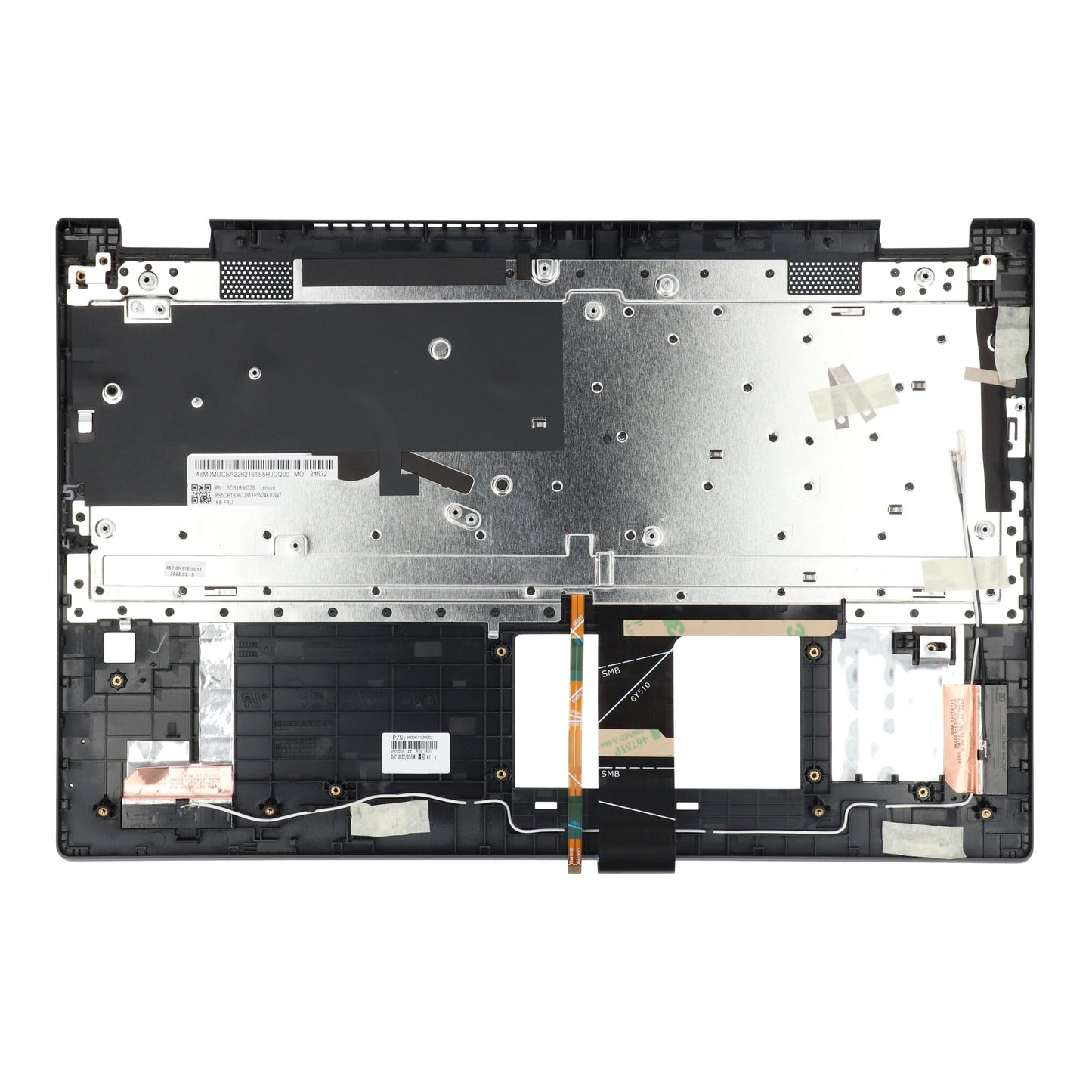Ty Lenovo laptop toetsenbord qwer us + top cover, bl - grijs