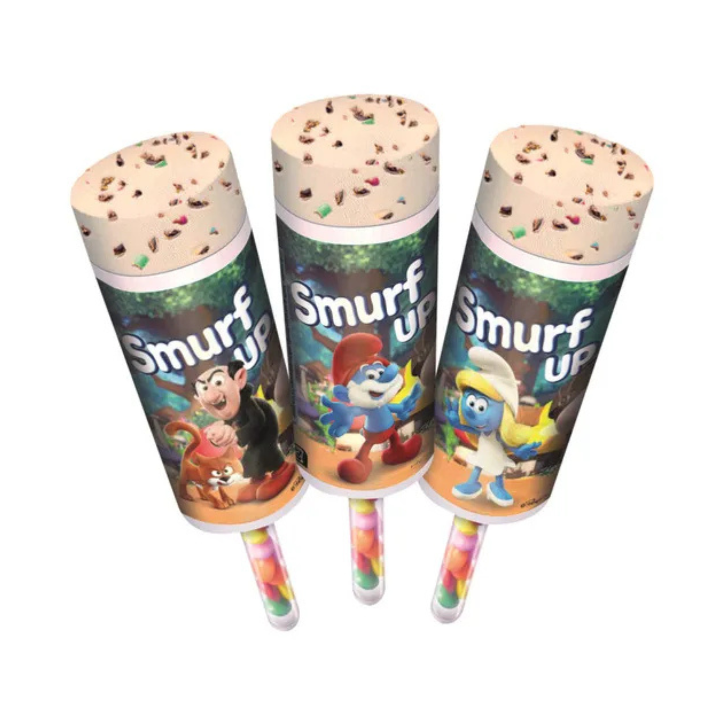 Domini smurfen pushup ijsje (24x 80 ml)