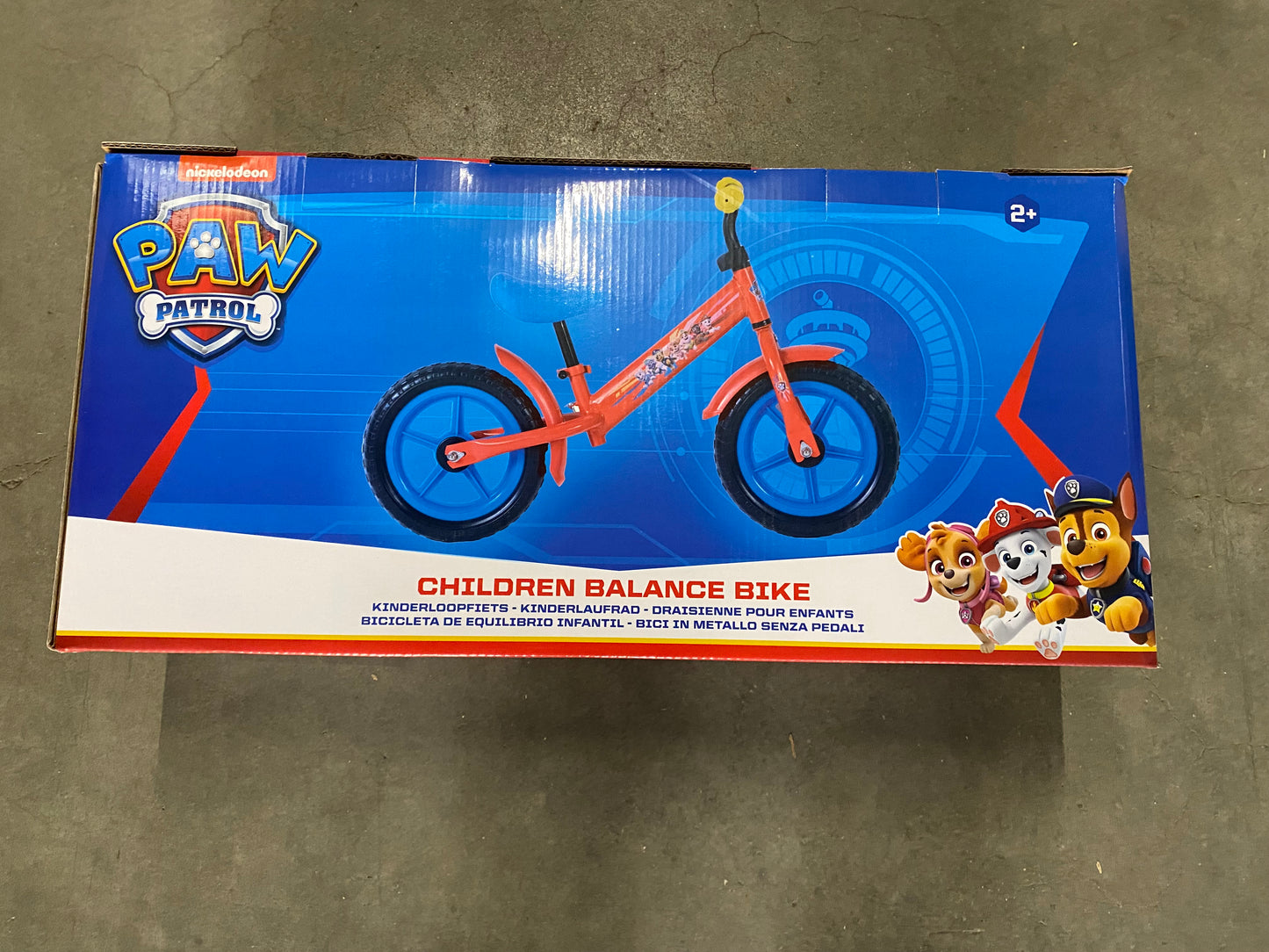 Volare Paw patrol loopfiets metaal