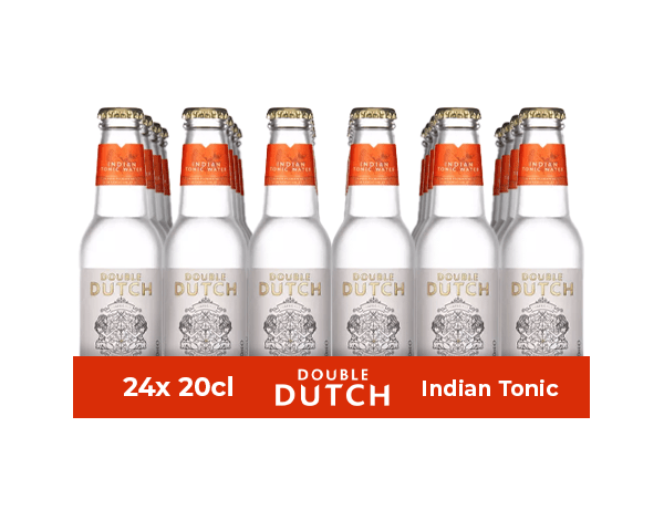 Double Dutch indian tonic water flesje (24x 20cl)