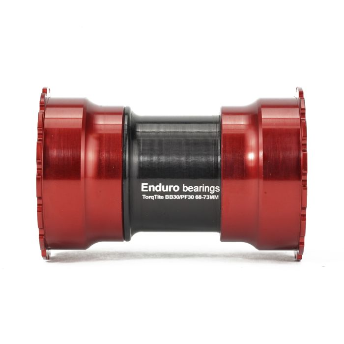 ENDURO BEARINGS Torqtite bottom bracket - pf30 to 30mm (narrow) - a c ss - red