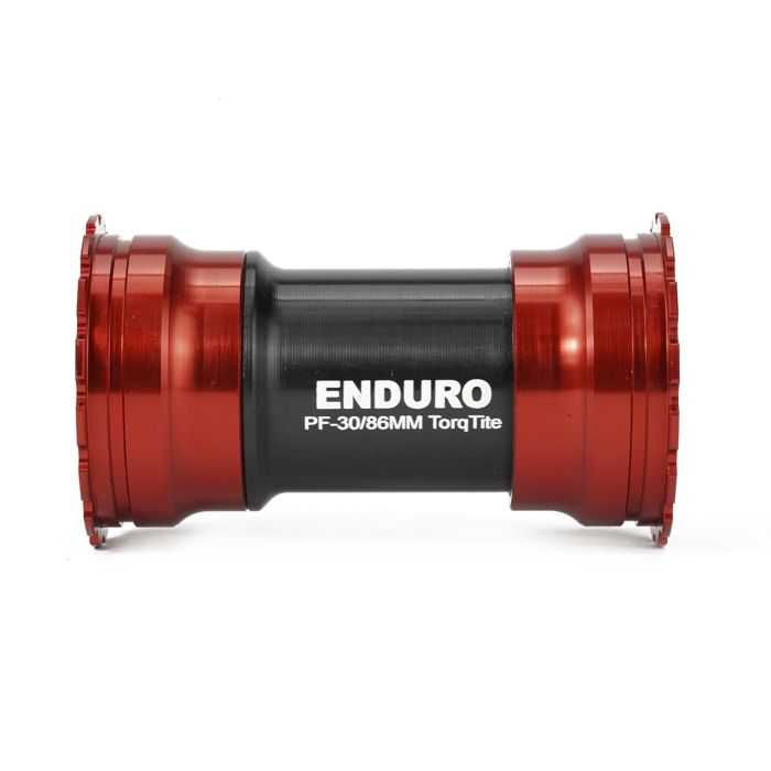 ENDURO BEARINGS Torqtite bottom bracket - bb386 to 30mm - a c ss - red