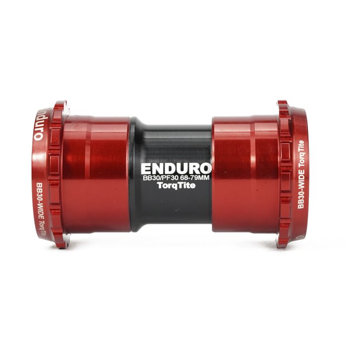 ENDURO BEARINGS Torqtite bottom bracket - bb30 to 30mm - a c ss - red
