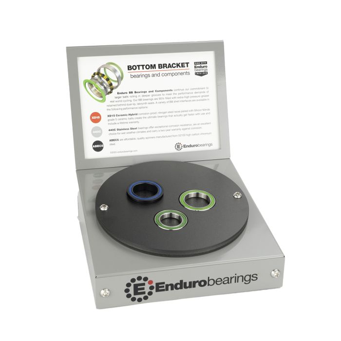 ENDURO BEARINGS counter display top cap - bb bearings