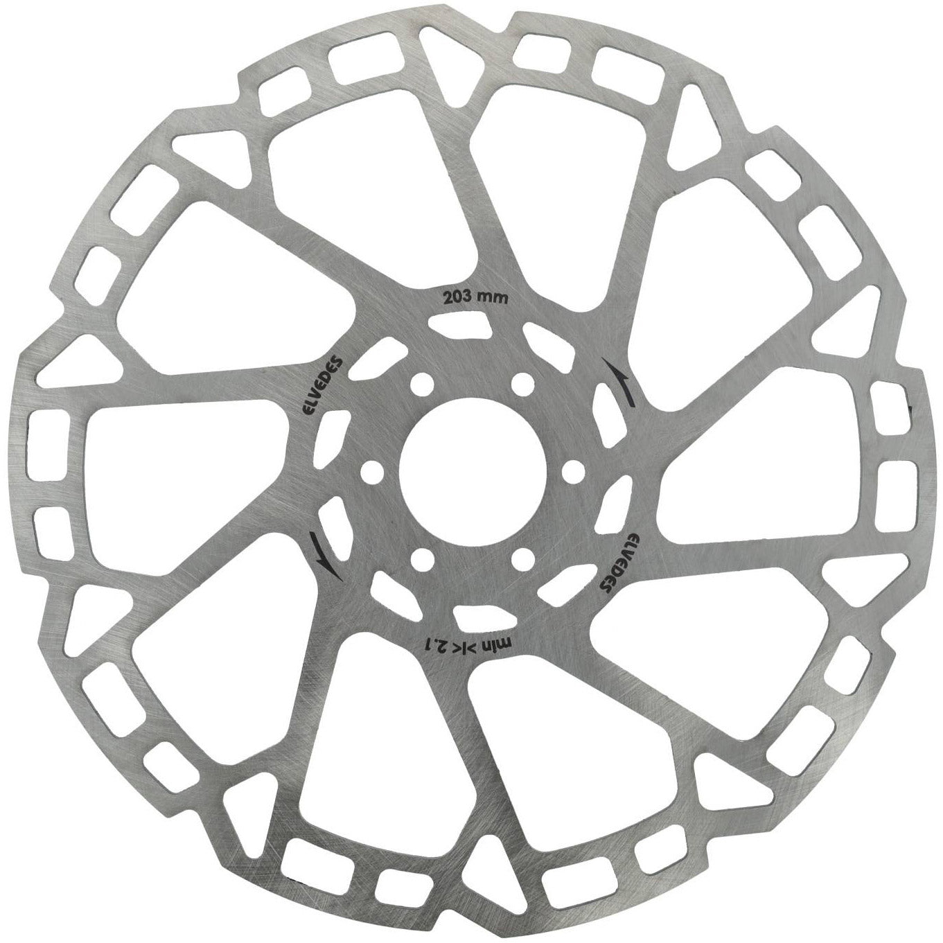 Elvedes remschijf 6-gaats �203mm t=2,3mm