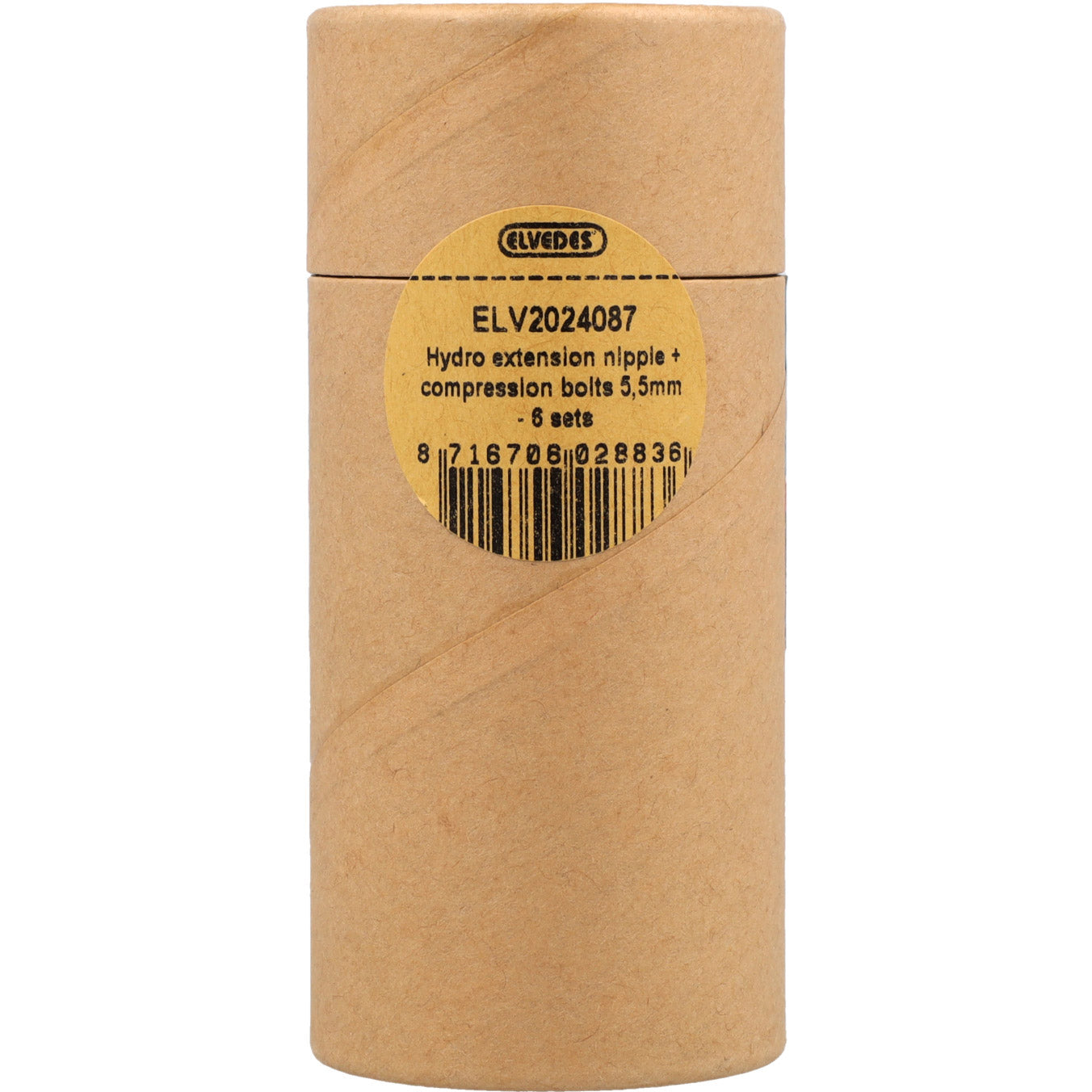 Elvedes Verlengnippels hydraulische slang 5,5mm bout (per 6)