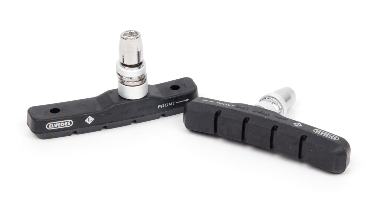 Elvedes Cable Systems BV Remblokken elvedes v-brake 72mm | assymmetrisch | oem | p100