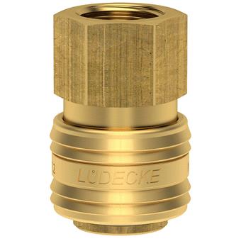 Lüdecke Ludecke snelkoppeling 1 4 bi.dr.mes.dn7.2 (euro10)