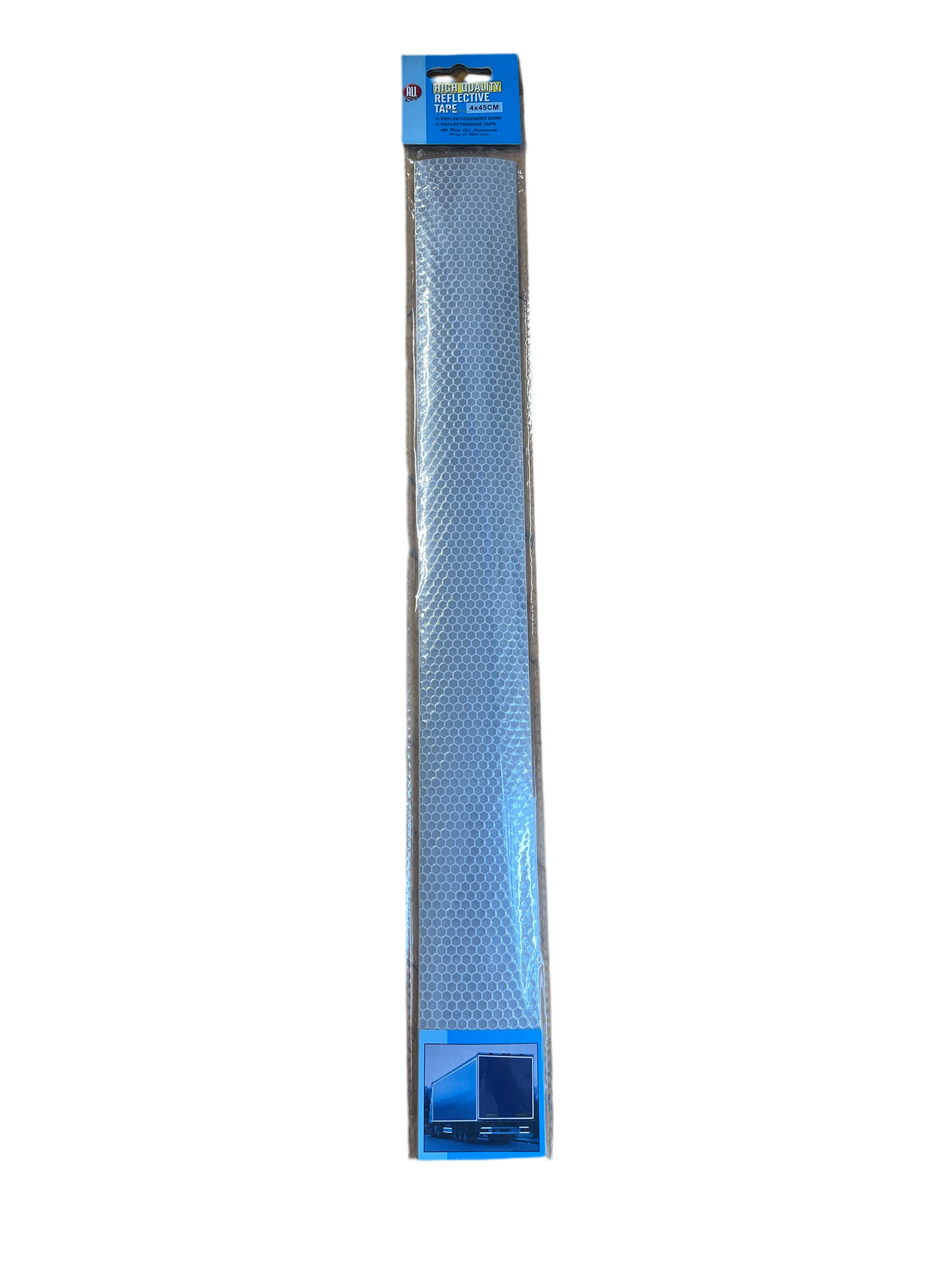 Roveba All ride reflecterend tape 4x50 cm. wit
