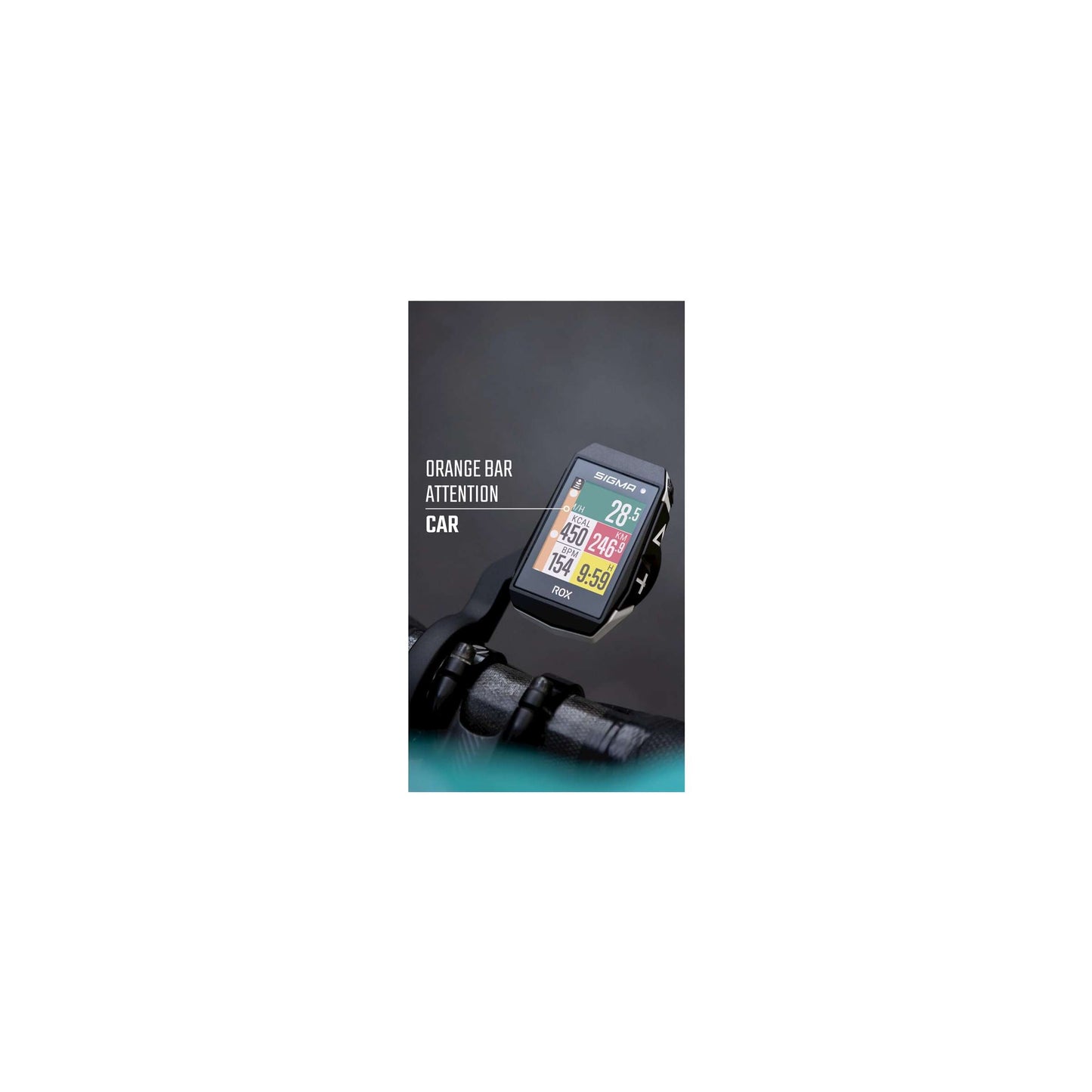 Sigma rox 11.1 evo gps hr + cad snelh set + sb gps+ant+ ble riem+usb-c