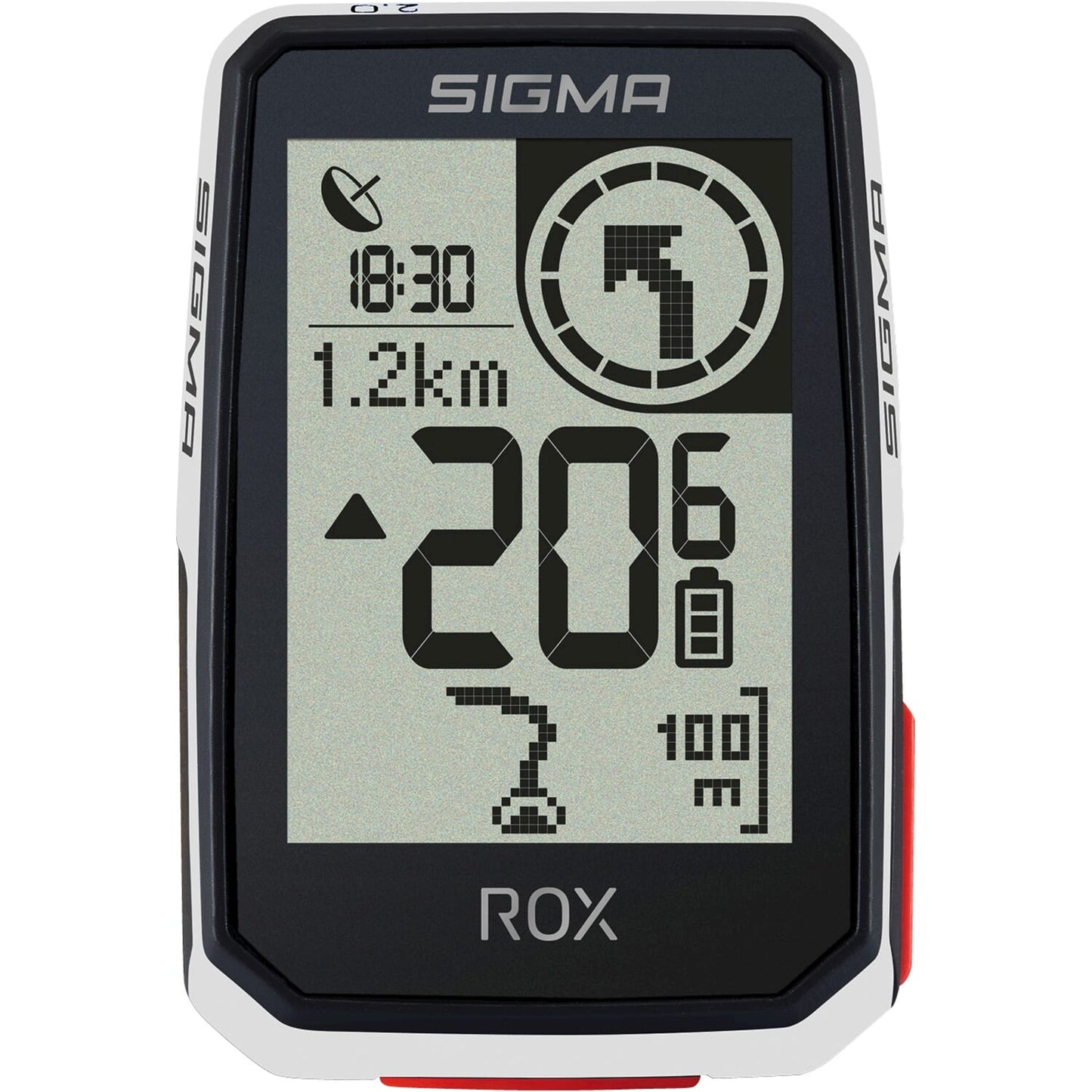 SIGMA sport gps bike-computers rox 2.0 endurance white