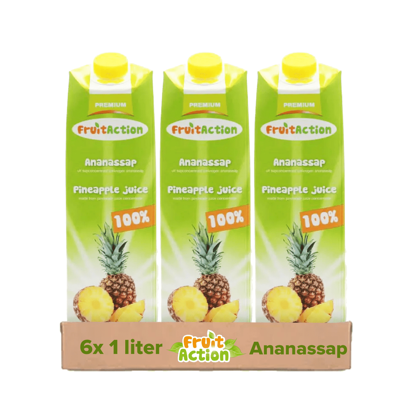 Fruit Action ananassap (6x 1 liter)