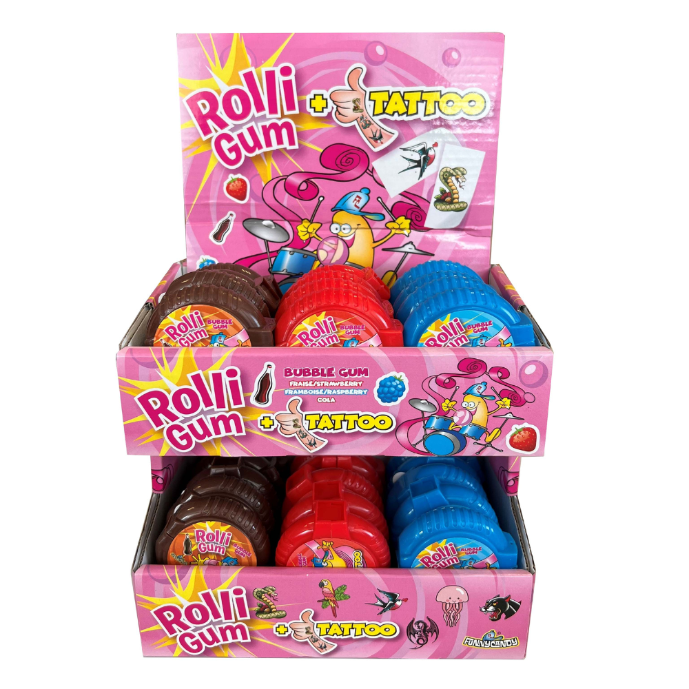 Funny Candy rolligum (30x 15gr)