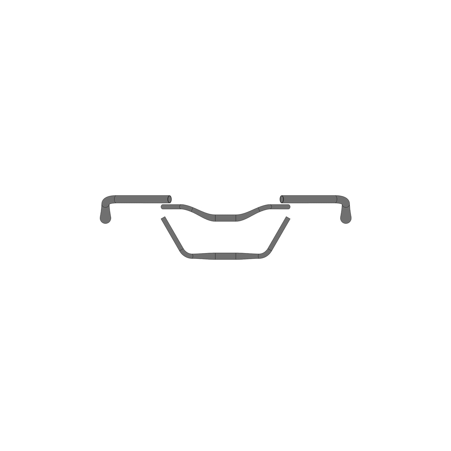 Ergotec Stuur moon cruiser ø31,8 x 610 mm - zwart