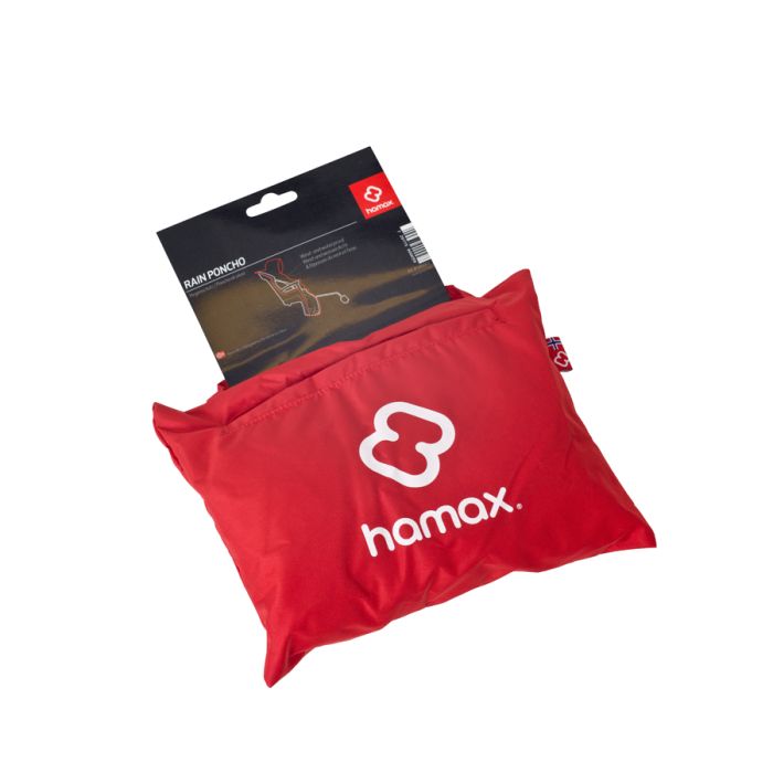 HAMAX Rain poncho - red