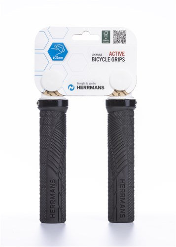 HERRMANS handvatset shark lock lockring 130 130mm zwart