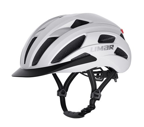 Limar Helm action urban m 53-57 mat wit met led