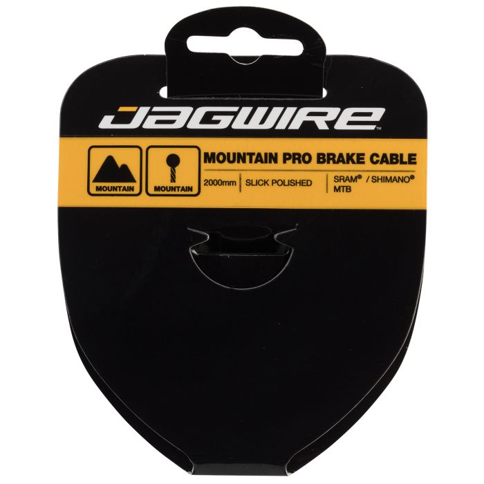JAGWIRE Mountain brake cable - pro polished slick stainless - 1.5x2000mm - sram shimano