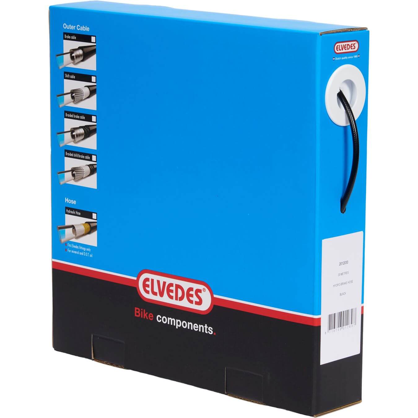 Remleiding Elvedes Kevlar - zwart (werkplaatsdoos van 20 meter)