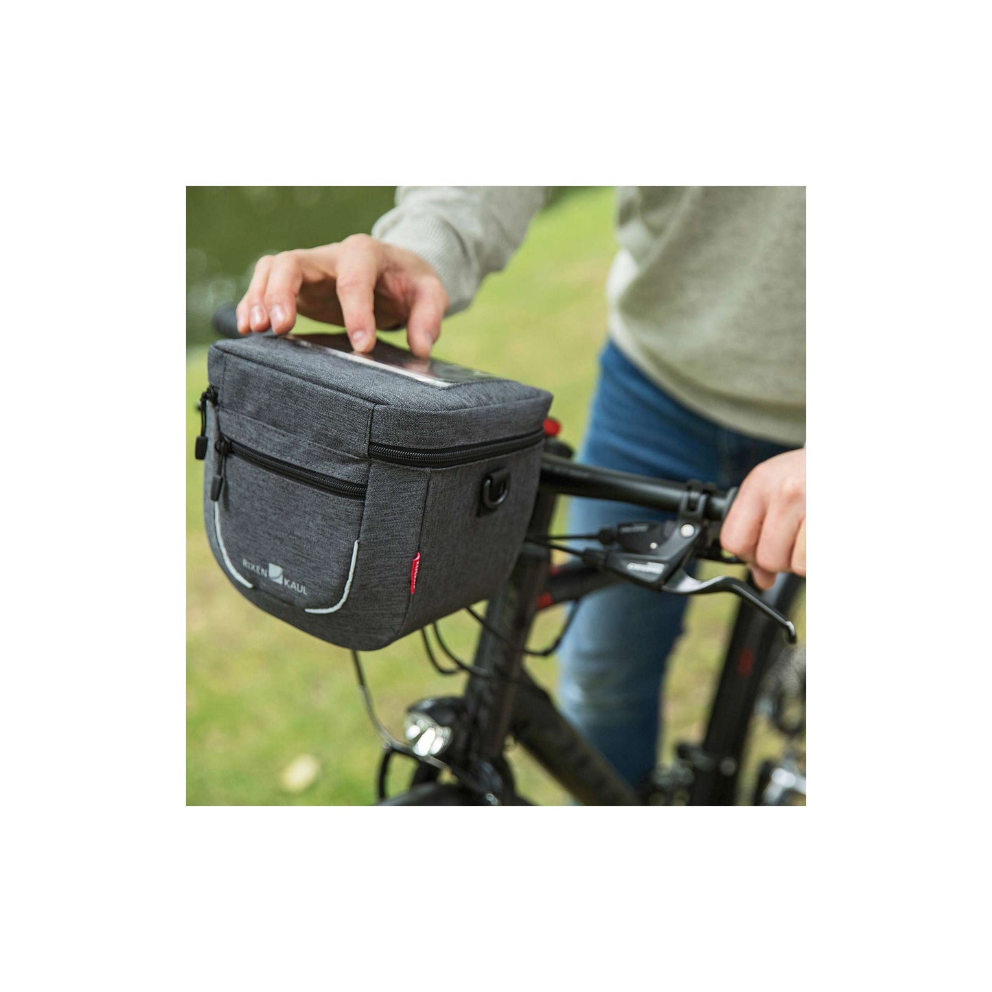 KLICKfix stuurtas aventour compact city zwart - 414241