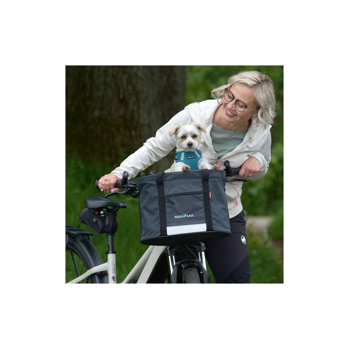 RIXEN KAUL korbtasche doggy basket bag r k doggy grey