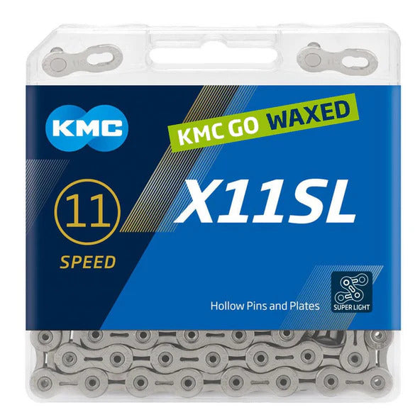 KMC X11sl waxed - silver (nickel plated)