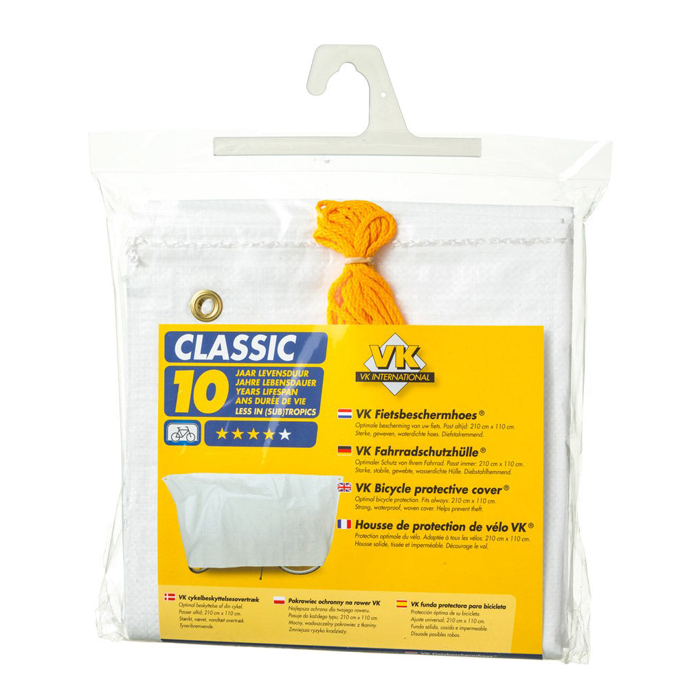VK INTERNATIONAL fahrradschutzhülle classic bike cover vk intern. classic white