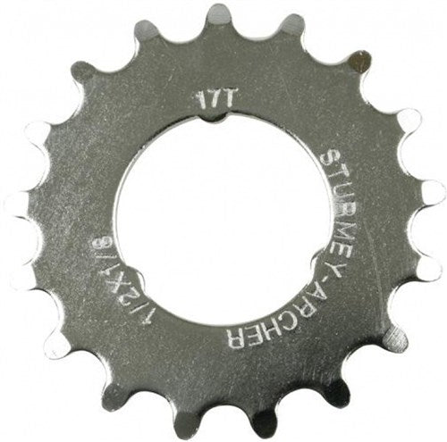 Sturmey-Archer Europa N.V. Tandwiel sturmey archer 17t - 1 8 vlak model - chroom