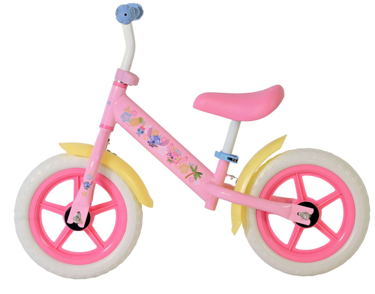 Volare Loopfiets staal disney stitch roze