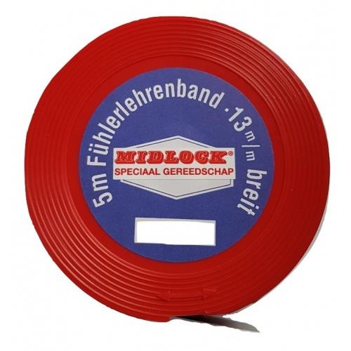 Midlock voelerlint 0.30mm op rol (5mtr)
