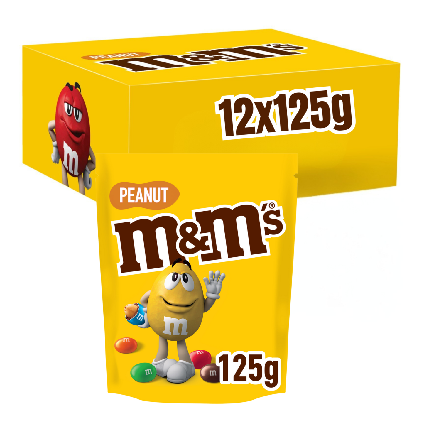 M M's pinda's zak (12x 125 gr)