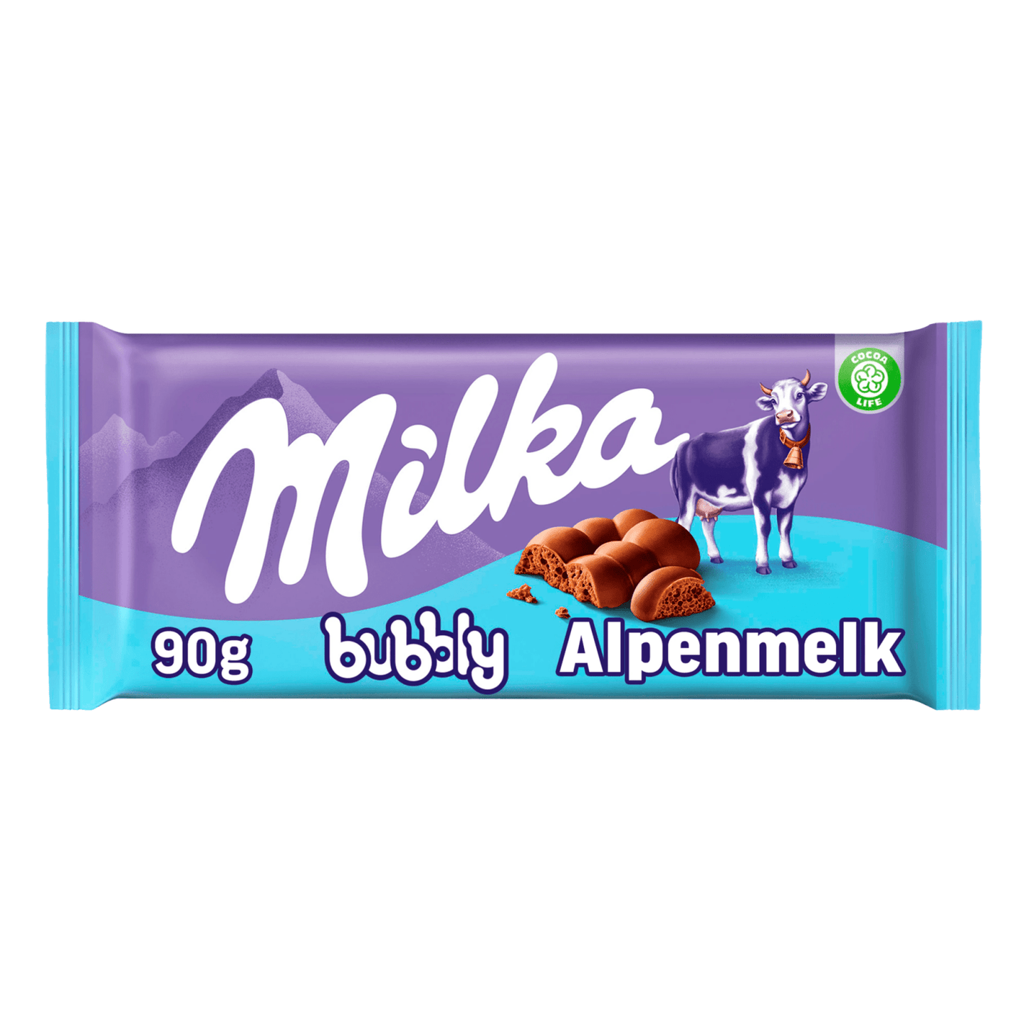 Milka bubbly melkchocolade (14x 90gr)