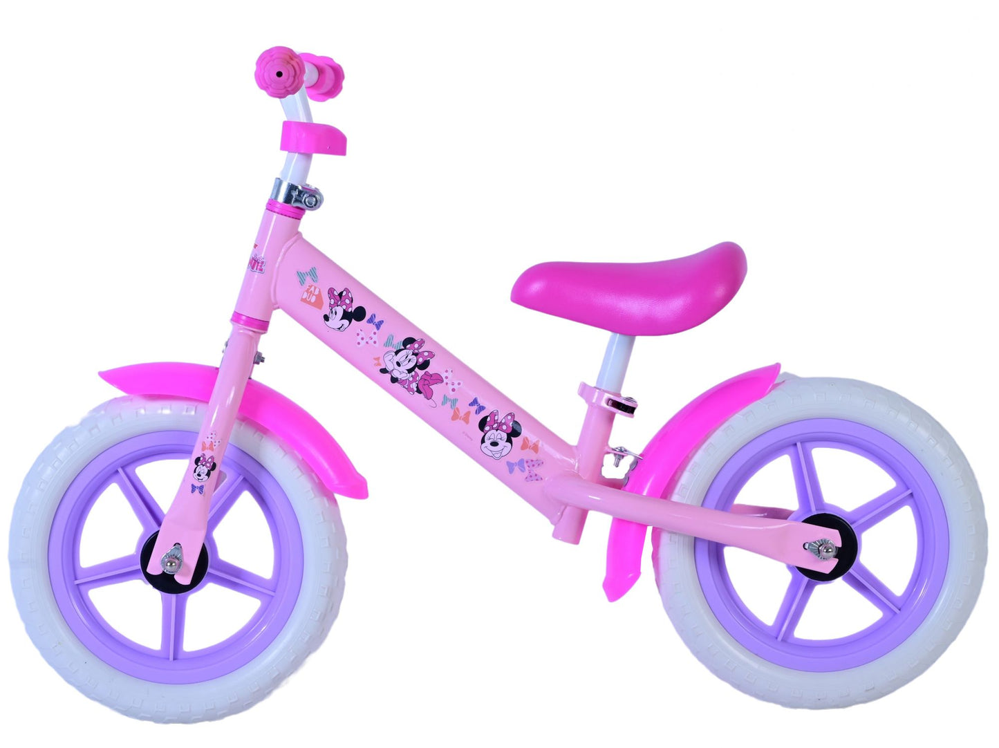 Volare Loopfiets staal disney minnie roze
