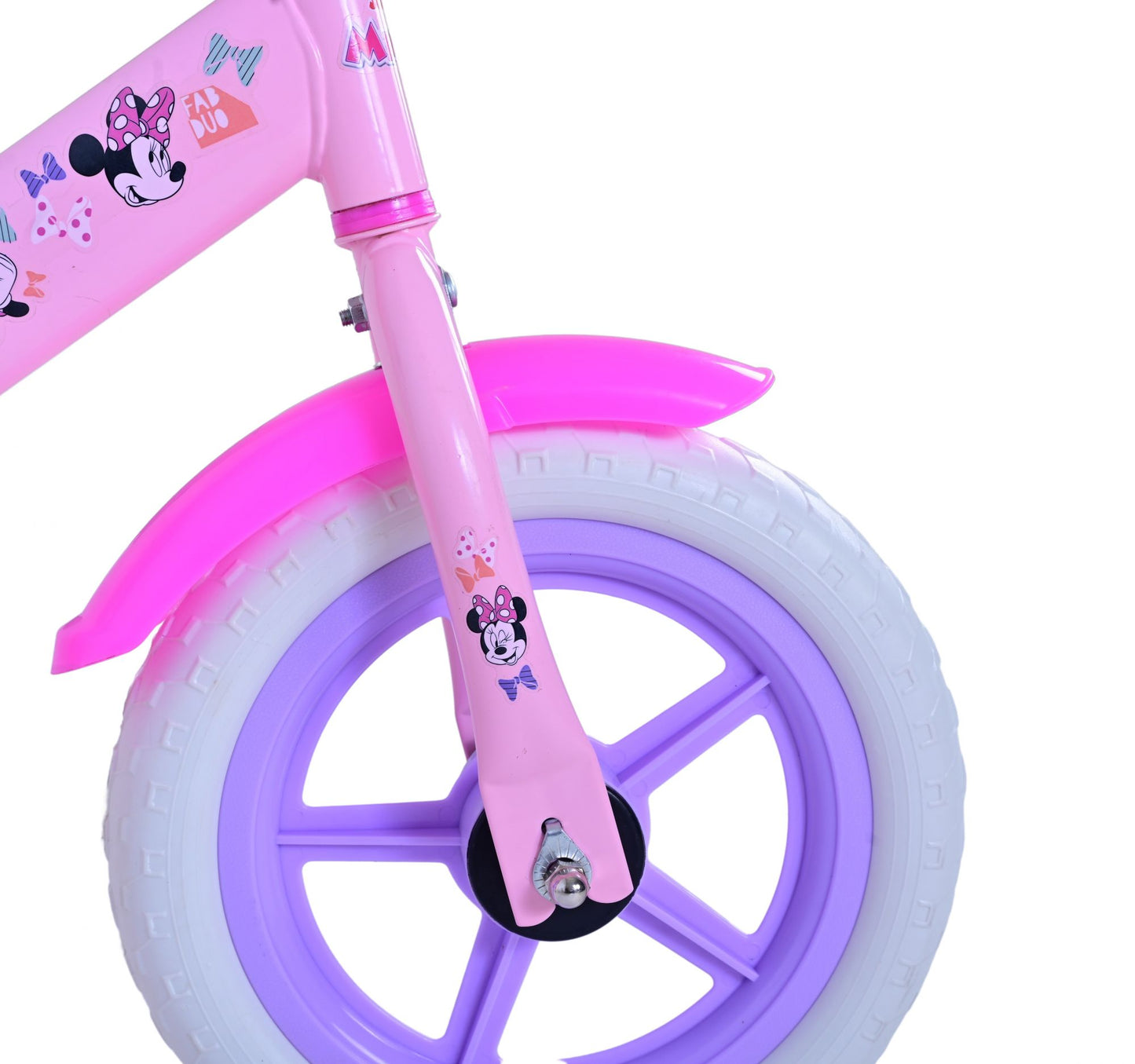 Volare Loopfiets staal disney minnie roze