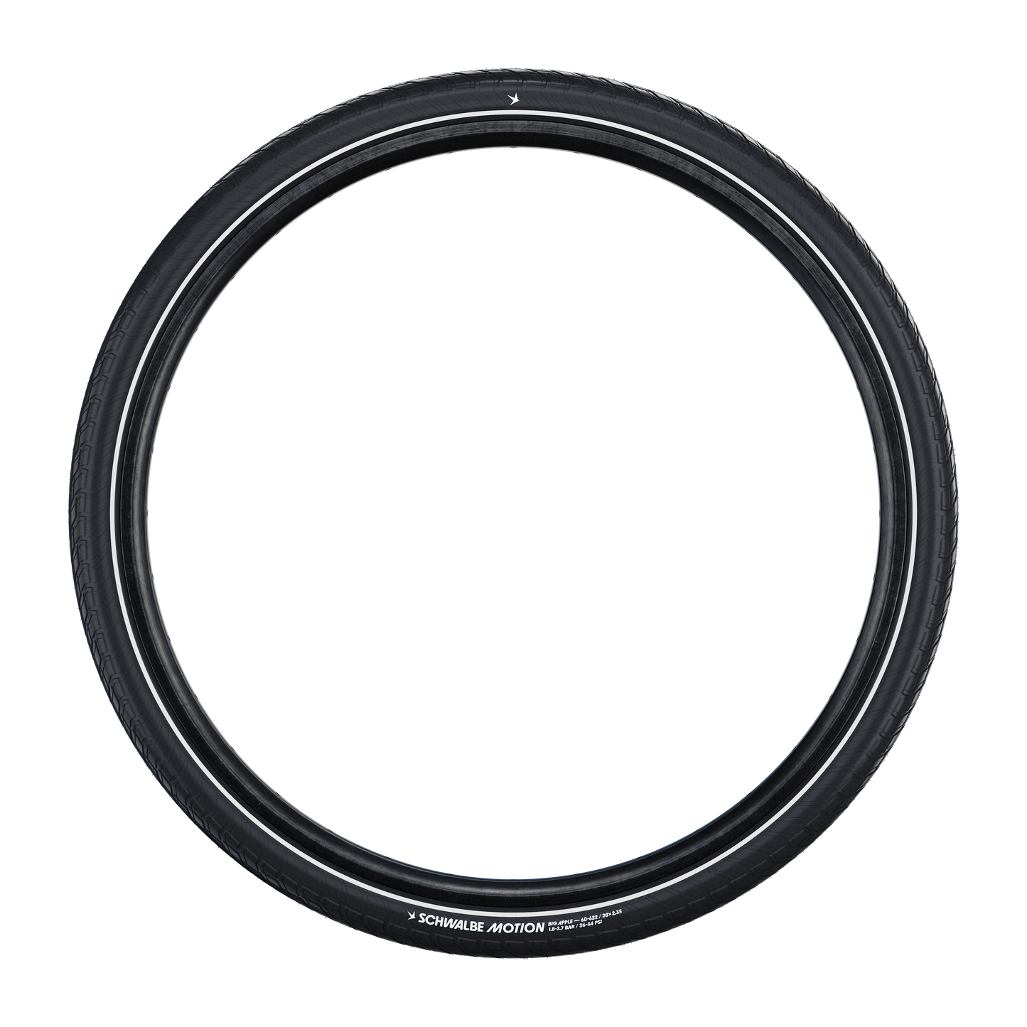 Schwalbe Benelux B.V. Schwalbe draadband motion big apple 50-305 +r zwart