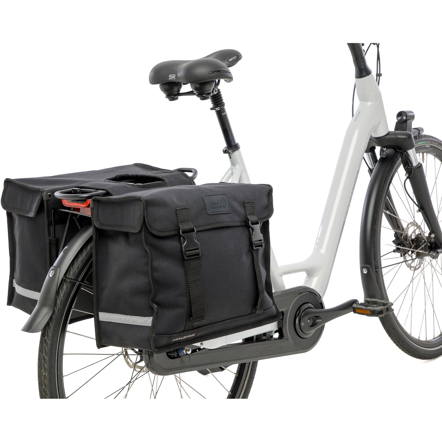 Burgers - New Looxs Tas new looxs double pannier deluxe zwart | 46l