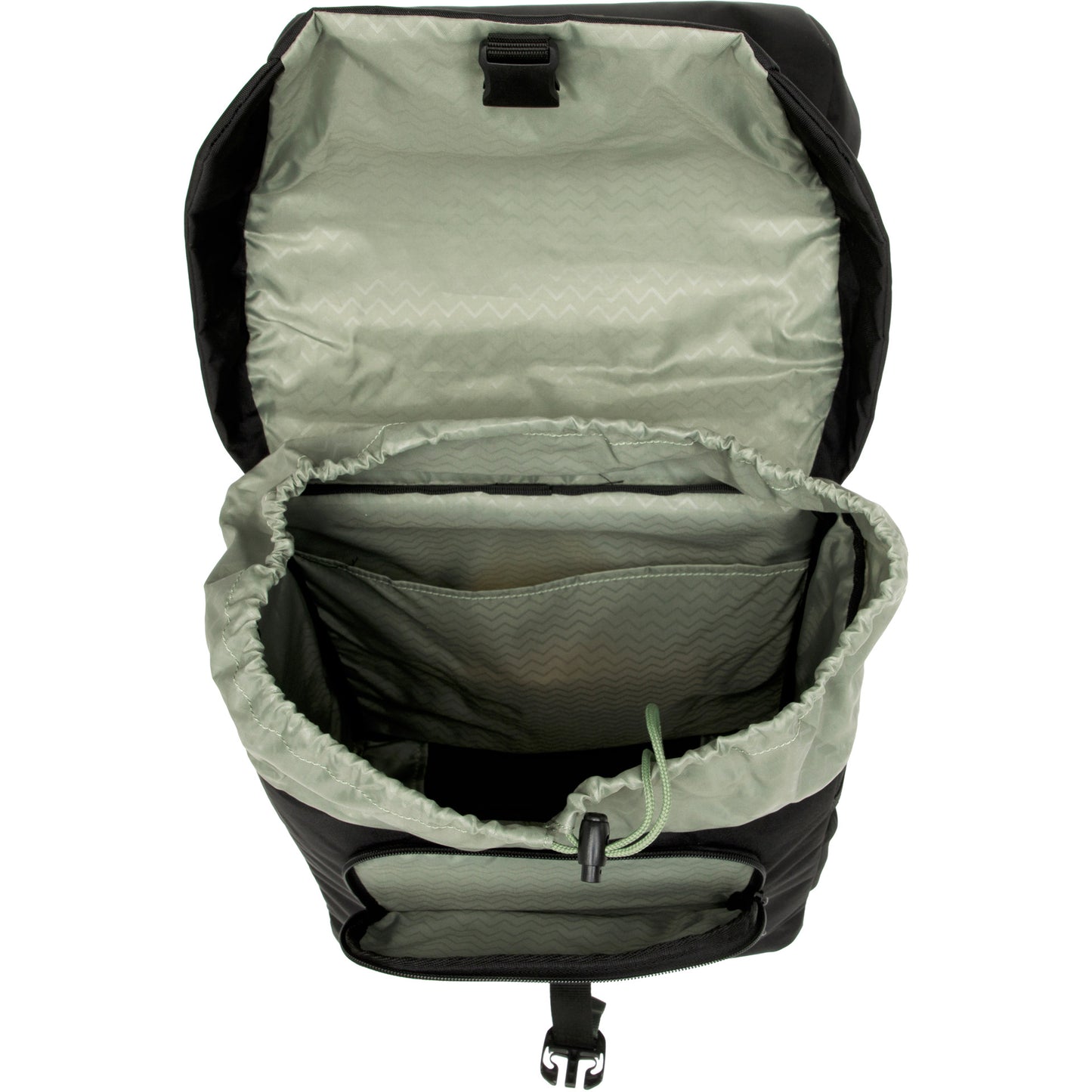 Burgers - New Looxs New looxs vigo 536.155 zwart groen dubbeltas 40l