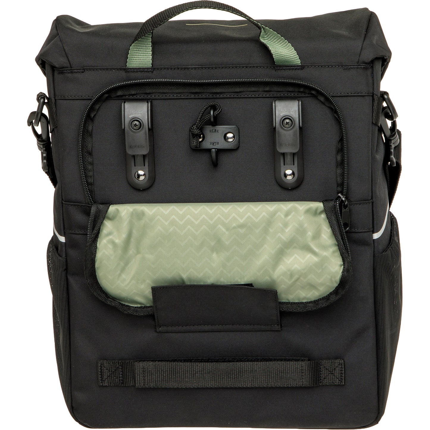 Newlooxs Tas new looxs vigo enkel | zwart groen | 20l